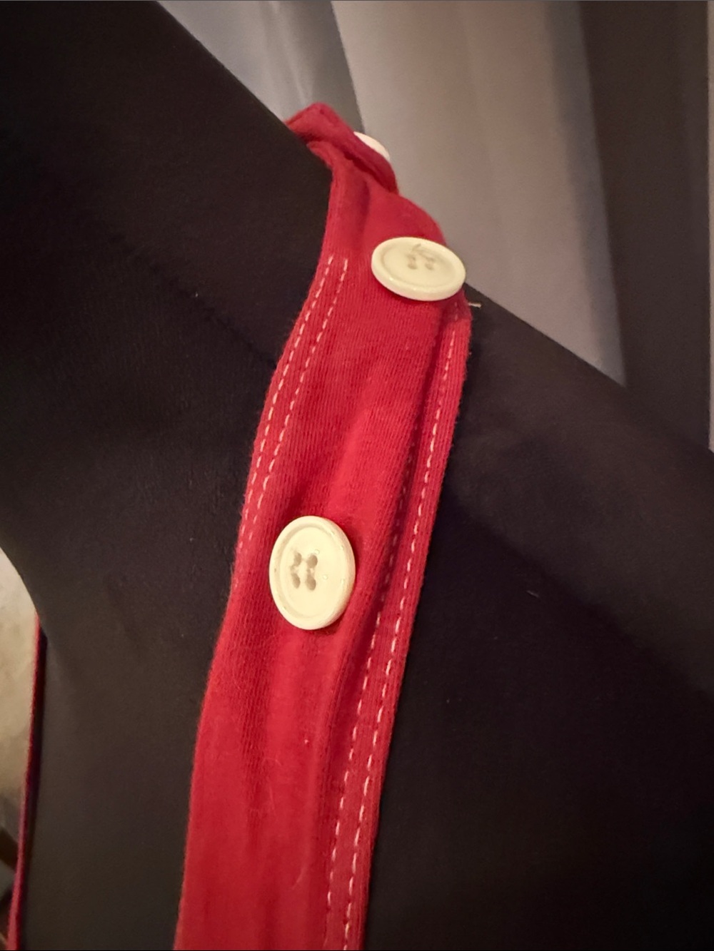 OU Red Ruffle Halter Tank Top - Picture 3 of 7